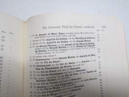 A Guide to Chamonix and the Range of Mont Blanc -matkaopaskirja, 1896