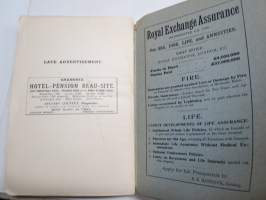 A Guide to Chamonix and the Range of Mont Blanc -matkaopaskirja, 1896
