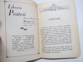 Come Visitare Firenze e i suoi dintorni -matkaopaskirja, 1934
