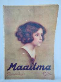 Maailma lehti 1924 koko vuosikerta