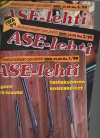 ASE-lehti 1999 nr 1,2 ja 6  yht  3 kpl