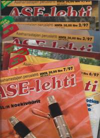 ASE-lehti 1997 nr 1,2, 3, 4 ,5, 6 ja 7  yht  7 kpl