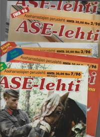 ASE-lehti 1996 nr 1,2, 3, 6  ja 7  yht  5  kpl