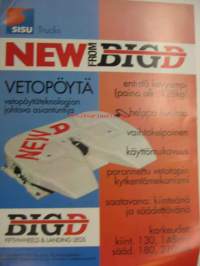 Sisu Big D vetopöytä, tukijalka -myyntiesite