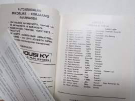 31. Ruissalon ajot - Ruissalonajot 1982 -käsiohjelma / program