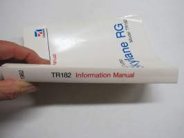 Cessna Skylane RG Model TR182 1982 Turbo Information Manual -lentokoneen teknisiä tietoja / ohjeita ja käyttöä