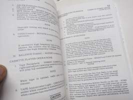 Cessna Skylane RG Model TR182 1982 Turbo Information Manual -lentokoneen teknisiä tietoja / ohjeita ja käyttöä