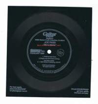 Joe Pass Guitar Player mainos äänilevy  33 1/3 RPM 1990  koko 17x15 cm