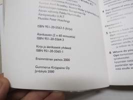 Puhu englantia - käytännön englannin alkeiskurssi - kirja + kasetit