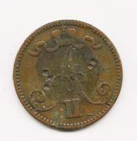 5 penniä  1870