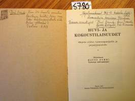 Huvi- ja kokoustilaisuudet - Ohjeita niiden toimeenpanijoille ja järjestysmiehille