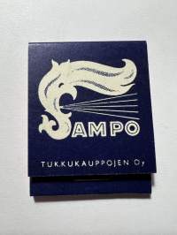 Sampo -Tukkukauppojen oy mainostikkuvihko / tikkuaski