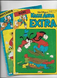 Kalle Anka&amp;Co (Aku Ankka) 1978  2 kpl ruotsinkielisiä sarjakuvalehtiä