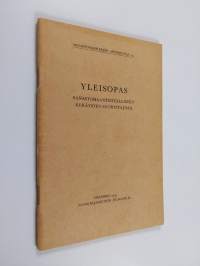 Yleisopas sanastomaantieteellisten keräysten suorittajille