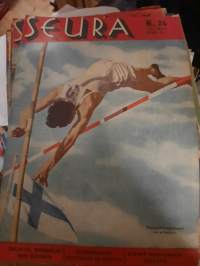 Seura 24/1944 (14.6.) ranskalainen elokuva, olympialaiset 50 vuotta, elämä kuoleman jälkeen