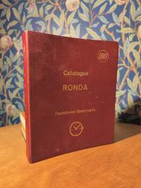 Cataloque Ronda Fournitures-Spare parts