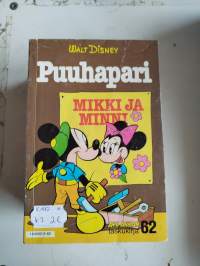 Aku Ankan taskukirja 62 Puuhapari Mikki ja Minni, 1. painos 1982