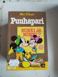 Aku Ankan taskukirja 62 Puuhapari Mikki ja Minni, 1. painos 1982