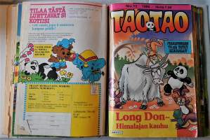 13 kpl Taotao lehtiä kansiossa vuodelta 1986