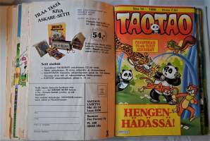 13 kpl Taotao lehtiä kansiossa vuodelta 1986