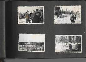 Retkiä Lappiin kesät talvet 1950-luku  -n 70  valokuvaa  valokuva- albumi