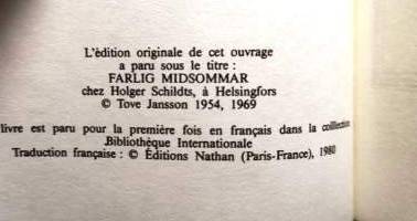 L`été dramatique de Moumine - Une histoire de Tove Jansson (Farlig midsommar)