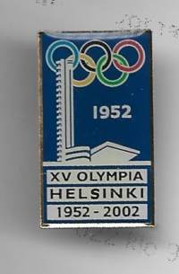 XV Olympia Helsinki 1952-2002 - pinssi rintamerkki