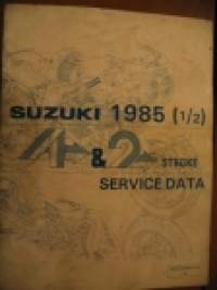 Suzuki 1985 (1/2) 4 &amp; &quot; stroke service data