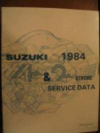 Suzuki 1984 4 &amp; 2 stroke service data
