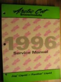 Arctic Cat Jag Liquid - Panther Liquid Snowmobile 1996 Service Manual moottorikelkka korjaamokäsikirja