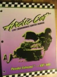 Arctic Cat 1997 Powder Extreme - EXT 600 Snowmobile Service Manual moottorikelkka korjaamokäsikirja.
