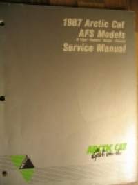 Arctic Cat 1987 Snowmobile AFS Models El Tigre - Pantera - Cougar - Cheetah Service Manual moottorikelkka korjaamokäsikirja