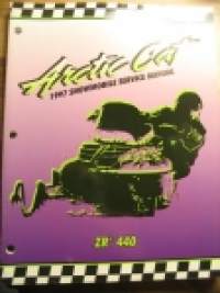 Arctic Cat 1997 Snowmobile ZR 440 Service Manual moottorikelkka korjaamokäsikirja