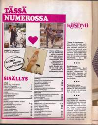 Suuri Käsityökerho 3/1978.  Mukana kaava-arkki 45 äitiysvaatteita. Neulo kevään väreistä. Matto timanttipistoilla. Muotiliivejä. Katso sisältö kuvasta.