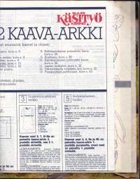 Suuri Käsityökerho 4/1982.  Mukana kaava-arkki 4/82.Puseroita, mekkoja, tunikoita, kesävaatteita trikoosta, rimpsuhameita.  Katso sisältö kuvasta.