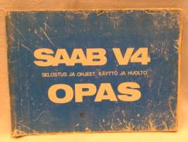Saab V4 käyttö- ja huolto-opas v.1973