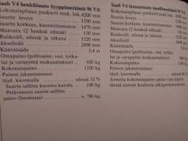 Saab V4 käyttö- ja huolto-opas v.1973