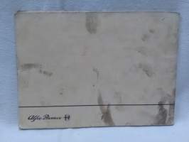 Alfa Romeo Giulietta instruction book