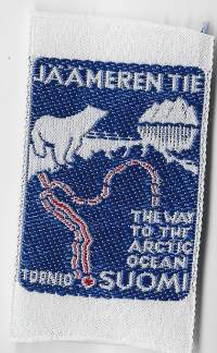 Jäämerentie - matkailumerkki hihamerkki