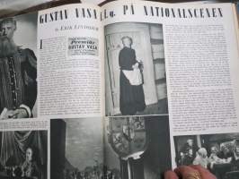 Vecko Journalen 1939, ruotsalainen aikakauslehti -sidottu osittainen vuosikerta, sisältää mm. alkavaa maailmansotaa ja Suomea koskevia artikkeleita