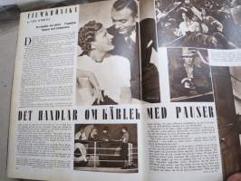 Vecko Journalen 1939, ruotsalainen aikakauslehti -sidottu osittainen vuosikerta, sisältää mm. alkavaa maailmansotaa ja Suomea koskevia artikkeleita