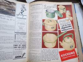 Vecko Journalen 1939, ruotsalainen aikakauslehti -sidottu osittainen vuosikerta, sisältää mm. alkavaa maailmansotaa ja Suomea koskevia artikkeleita