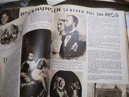 Vecko Journalen 1939, ruotsalainen aikakauslehti -sidottu osittainen vuosikerta, sisältää mm. alkavaa maailmansotaa ja Suomea koskevia artikkeleita
