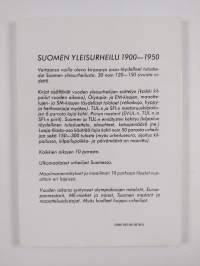 Suomen yleisurheilu 1900-04