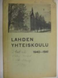 Lahden Yhteiskoulu 1940-1941 vuosikirja