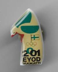 2001 EYOD Vuokatti - pinssi rintamerkki