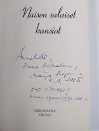 Naisen salaiset kansiot (signeerattu, tekijän omiste)