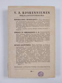 Kirjoja ja kirjailijoita : Kolmas sarja (lukematon)