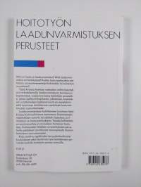 Hoitotyön laadunvarmistuksen perusteet