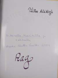 Taiteen käsikirja eli varjojen loisteessa (signeerattu, tekijän omiste)